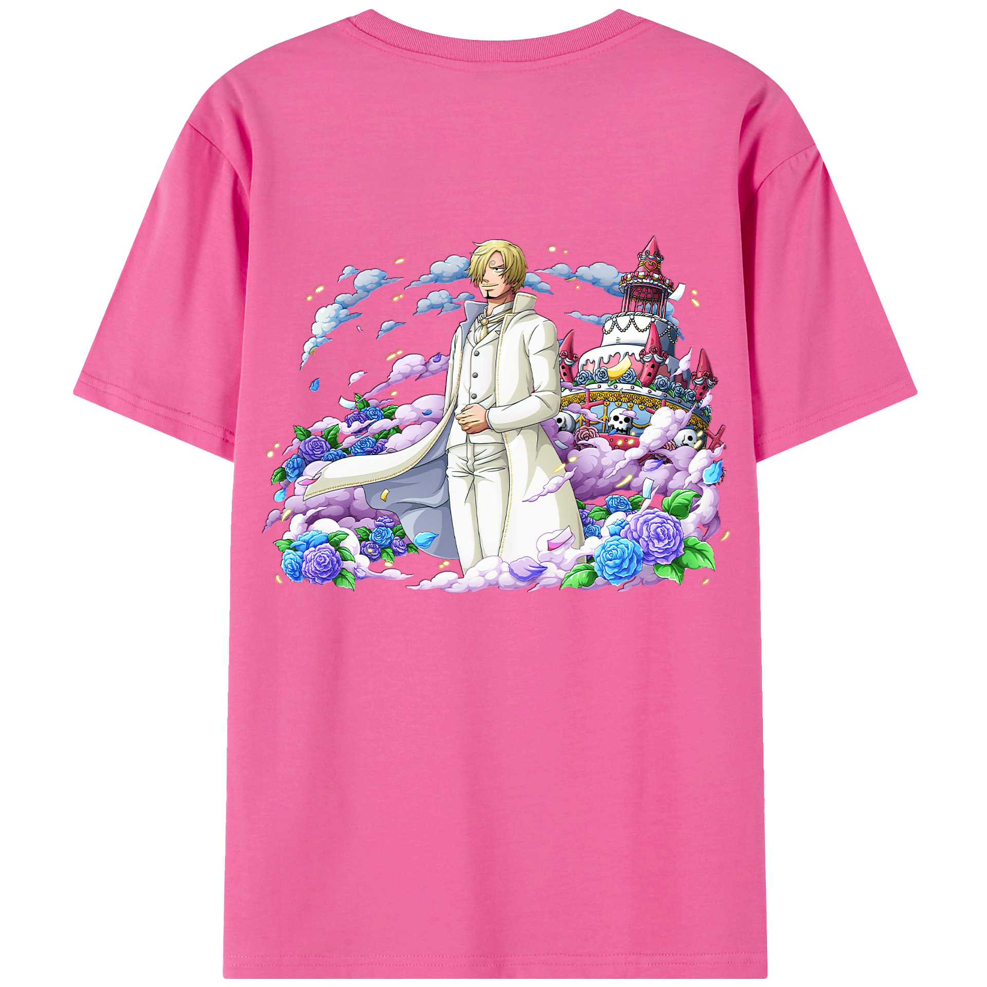 （画像用） ワンピース サンジ ONE PIECE Sanji レディース半袖Tシャツ(バックプリント)